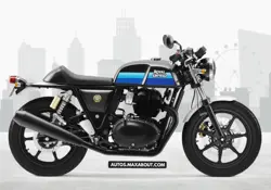New Royal Enfield Continental GT 650 Slipstream Blue Price in India