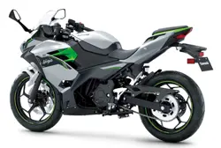 New Kawasaki Ninja E-1 Rear 3-Quarter View