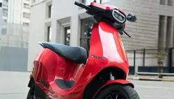 Ola Scooter Closeup Shot