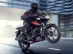 Pulsar 125 Carbon Fibre Split Seat Action Shot 2