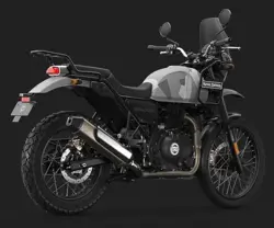 Royal Enfield Himalayan Sleet Grey Rear 3-Quarter View