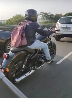 Royal Enfield Cruiser 650 Rear 3-Quarter View