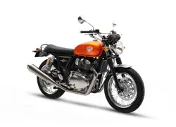 Royal Enfield Interceptor 650 Orange Crush Front 3-Quarter View