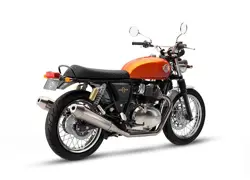 Royal Enfield Interceptor 650 Orange Crush Rear 3-Quarter View