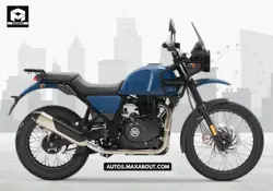 Royal Enfield Himalayan in Glacier Blue Color