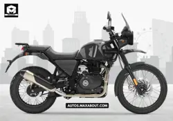 Royal Enfield Himalayan in Sleet Black Color