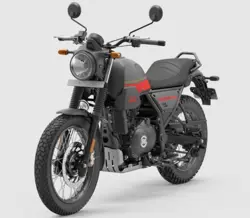 RE Scram 411 Blazing Black Front 3-Quarter View