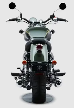RE Super Meteor 650 Interstellar Rear View