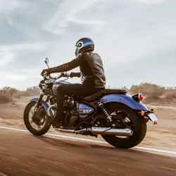 Royal Enfield Super Meteor 650 Action Shot