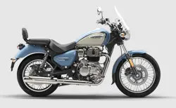 Royal Enfield Meteor 350 Aurora Blue Colour