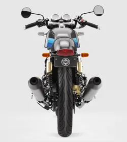 Royal Enfield Continental GT 650 Slipstream Blue Rear View