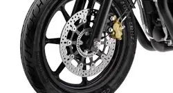 Royal Enfield Interceptor 650 Black Ray Alloy Wheels