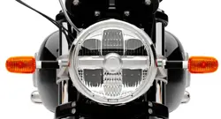 Royal Enfield Interceptor 650 Black Ray Headlight