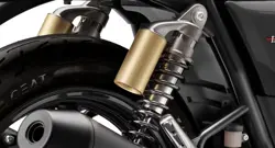 Royal Enfield Interceptor 650 Black Ray Rear Suspension