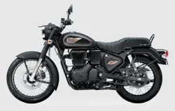 Royal Enfield Bullet 350 Black Gold Side View