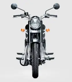 Royal Enfield Bullet 350 Military Black Front View