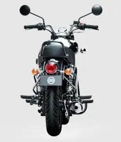 Royal Enfield Bullet 350 Military Black Rear View