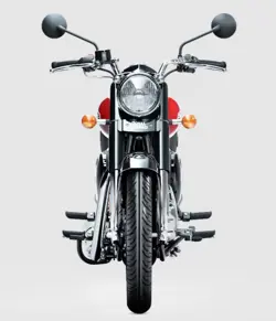 Royal Enfield Bullet 350 Military Red Front View