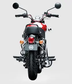Royal Enfield Bullet 350 Military Red Rear View