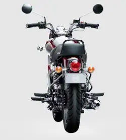 Royal Enfield Bullet 350 Standard Maroon Rear View