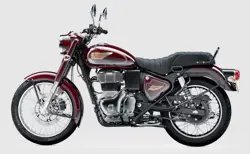 Royal Enfield Bullet 350 Standard Maroon Side View