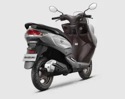 Suzuki Burgman Street EX Rear 3-Quarter View