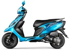 TVS Scooty Zest Terrific Turquoise