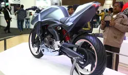 TVS Apache X21 Racer Concept Rear 3-Quarter