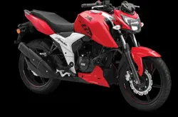 TVS Apache RTR 160 4V Front 3-Quarter View