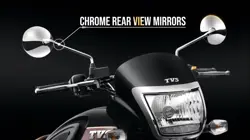TVS Radeon Special Edition Chrome Mirrors