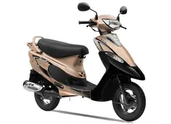 TVS Scooty Pep+ in Glittery Gold Color