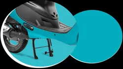 TVS Scooty Pep+ Matte Edition EaZy Centre Stand