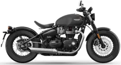 Triumph Bonneville Bobber Matt Storm Grey