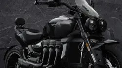 Triumph Rocket 3 GT Triple Black Front View