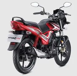 TVS Star City Plus Disc Rear 3-Quarter View