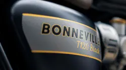 Triumph Bonneville T120 Closeup Shot