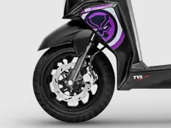 TVS NTorq Black Panther Edition Front Disc Brake