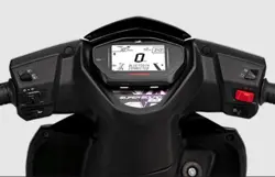 TVS NTorq Black Panther Edition Instrument Console