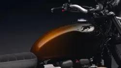 Triumph Scrambler 900 Stealth Edition Closeup Shot