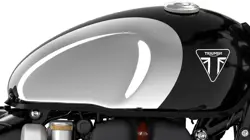 Triumph Bonneville Bobber Chrome Edition Tank Badges