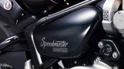 Triumph Bonneville Speedmaster Chrome Edition Tank Badges