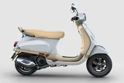 Vespa Dual VXL 150 in Pearl White And Beige Colour