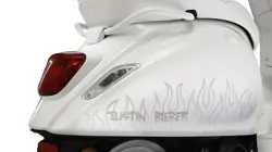 Vespa Justin Bieber Edition Closeup Shot