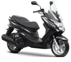 Yamaha Majesty S 125 Front 3-Quarter View