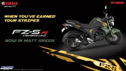 Yamaha FZS Version 2.0 Matt Green Edition