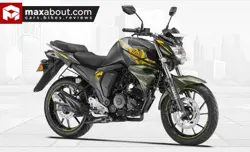 Yamaha FZS Matte Green (Rear Disc)