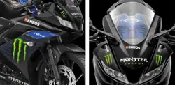 Yamaha R15 V3 Monster Energy Graphics
