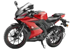 Yamaha R15 V3 Metallic Red Front 3-Quarter View