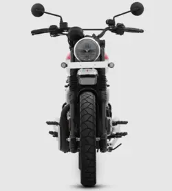 Yezdi Scrambler Dual Tone Front View