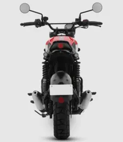 Yezdi Scrambler Dual Tone Rear View